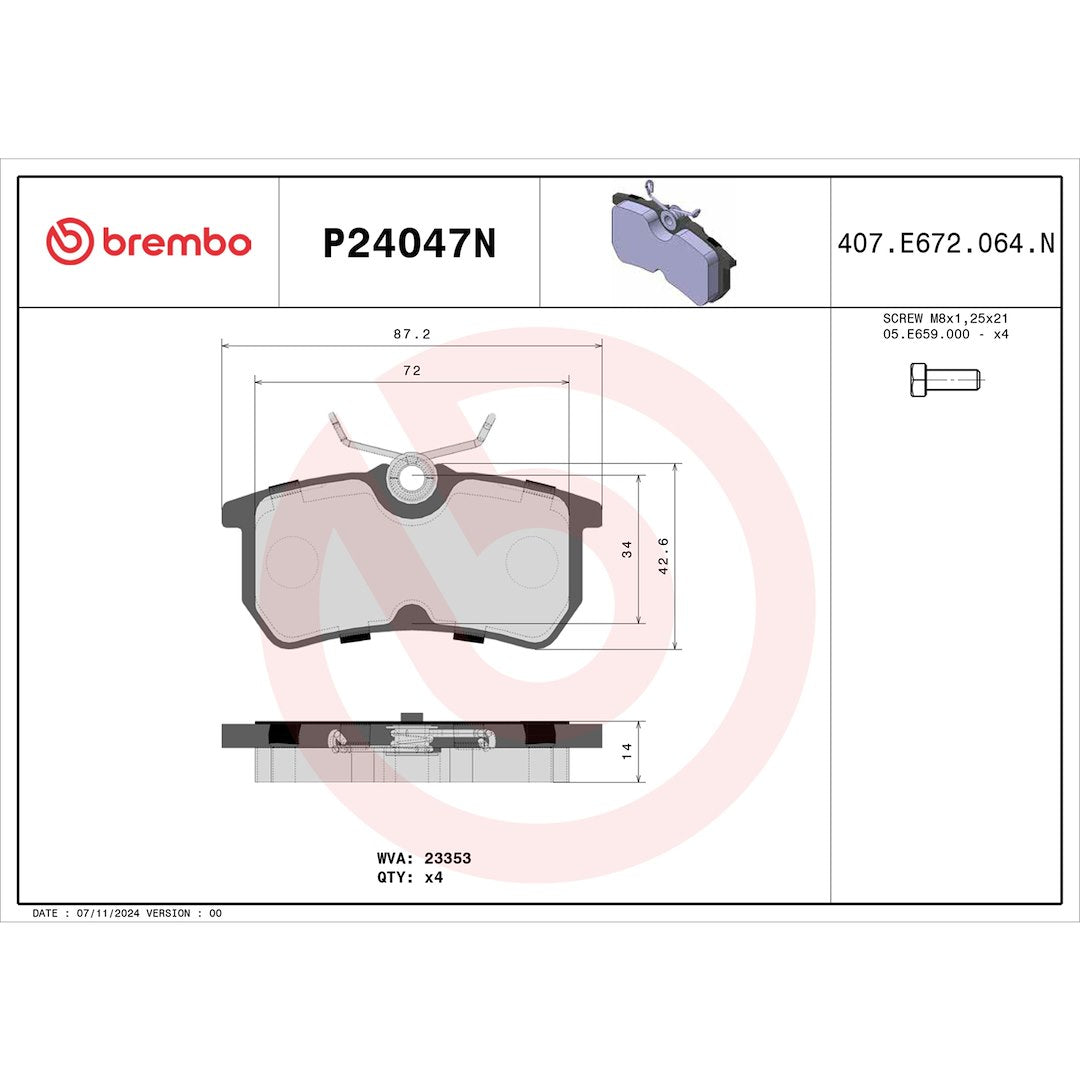 Brembo Components Not Hazardous To Health Brake Kit KT00661