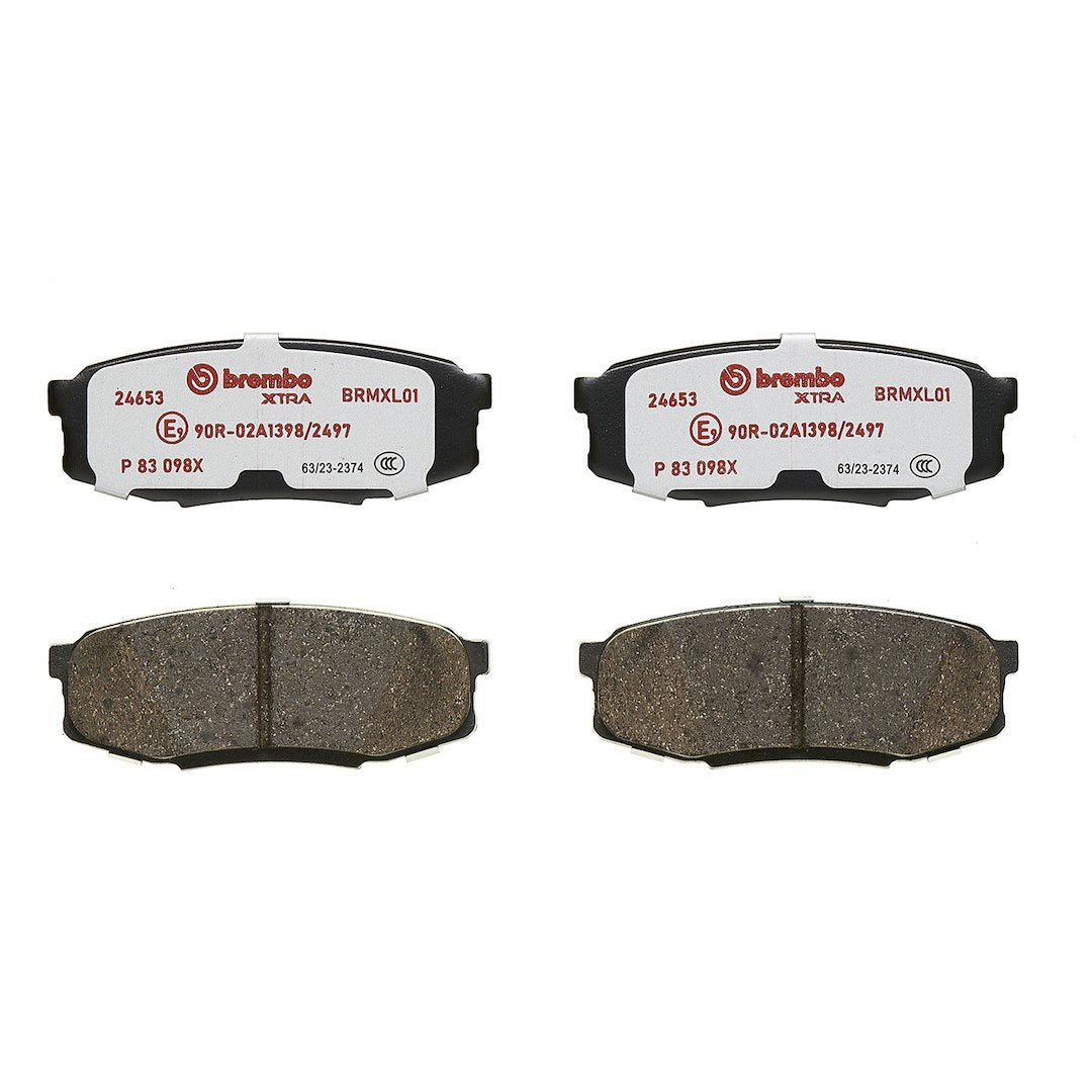 Brembo Premium Low-Met OE Equivalent Pad Brake Pad P83098X