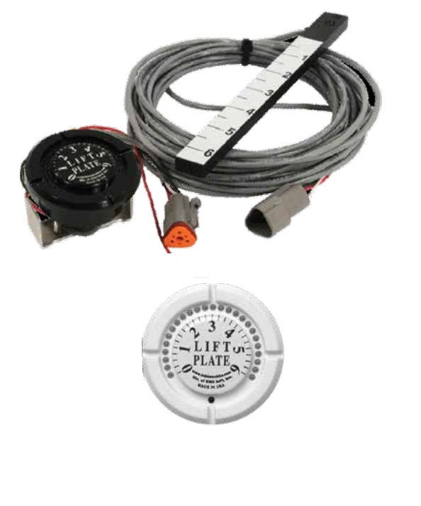 Bobs Machine 110-310000 0 To 6 Range - White Led Gauge Std Plate