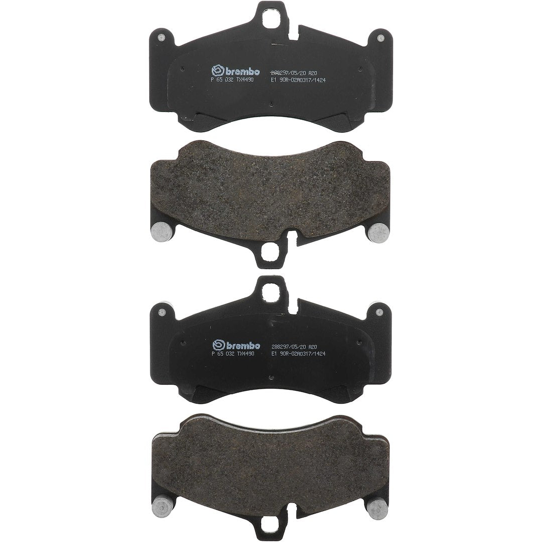Brembo Premium Low-Met OE Equivalent Pad Brake Pad P65032 - Disc Set