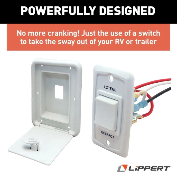 Lippert Comp Embossed Legs For Added Strength Trailer Stabilizer Jack Stand 2025012487 - PSX1 RV Power Hatch