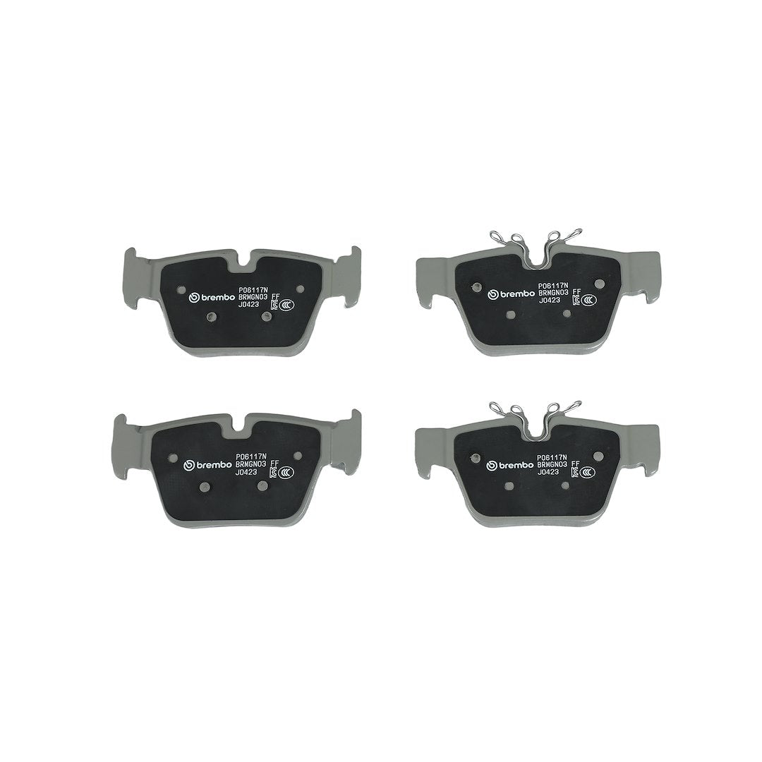 Brembo Ensures Comfort And Brembo Quality Brake Pad P06117N - Discbrakepadset Naoceramic