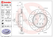 Brembo 0994251XC02 Brake Rotor