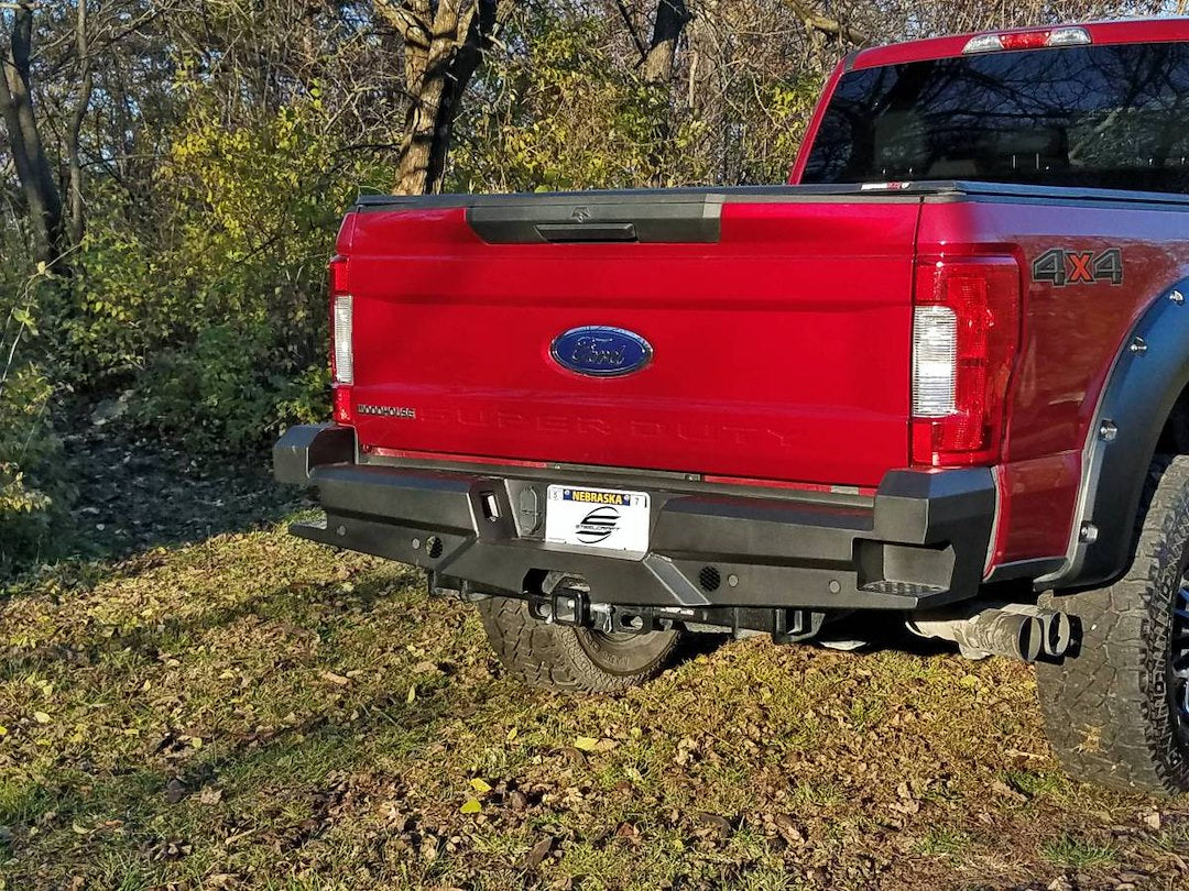 Steelcraft Accommodates Parking Sensors Bumper 65-21380 - HD Elevation Rear Fine Textu