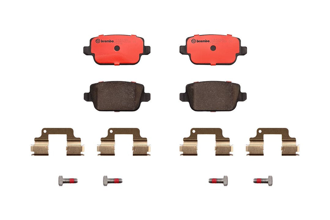 Brembo Premium Low-Met OE Equivalent Pad Brake Pad P44016N - Disc Set