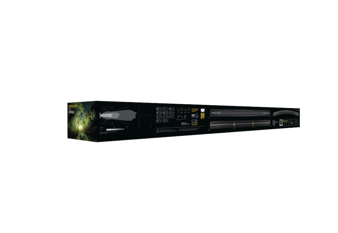 Hella Temperature Control System Light Bar 358197631 - Black Mag Tough 50 Dbl Row Curv Ltba