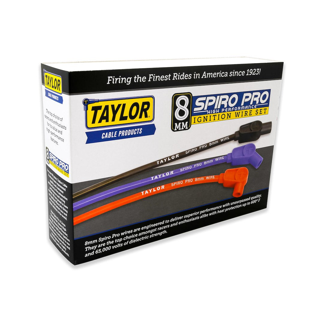 Taylor Cable OEM Resistor Core Wires Spark Plug Wire Set 74002 - Spiro-PRO Custom Cyl