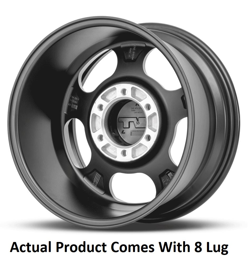 M.T. Wheel Modern Low Profile Cap Design 274575 - Black 20X9 8X6.5 MT Canyon Pro