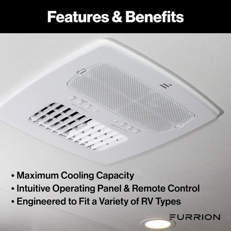 Furrion Air Conditioner Ceiling Assembly: Furrion Chill Cube 18K Air Distribution Box Ducted White FACT18VSDA-PS-AM