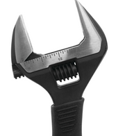 Perform Tool Knurled Handle For Superior Comfort Adjustable Wrench W30622 - Wide Mouth