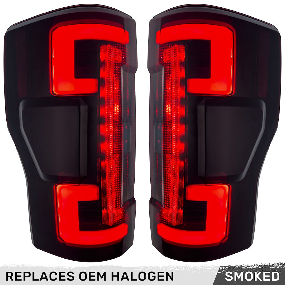 Recon Access UV Resistant Tail Light Assembly 264399BK - Ford Superduty F250 350 450 550 20