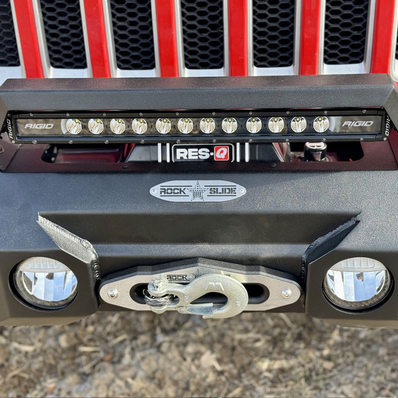 Rock Slide Made In The USA Bumper FB-S-300-JL - Shorty Front Winch Plat