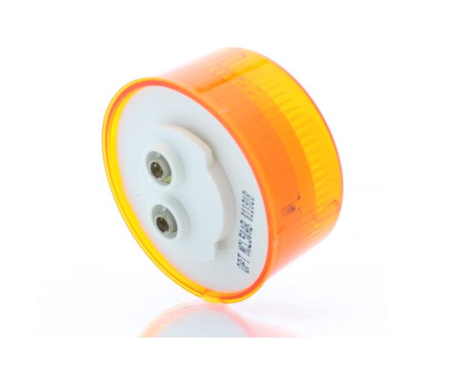 Optronics Polycarbonate Lens And Housing Clearance Light MCL50AB - Led Miroflex Rnd Diode Amber
