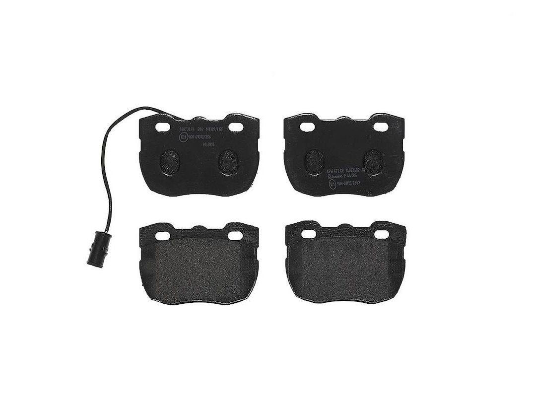 Brembo Premium Low-Met OE Equivalent Pad Brake Pad P44004 - Disc Set