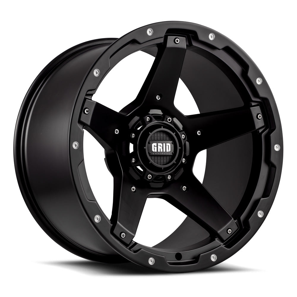 Grid Wheels With Grid Logo Center Cap GD0417090052B0087 - 04 17X9.0 5X127 139.7 87.1