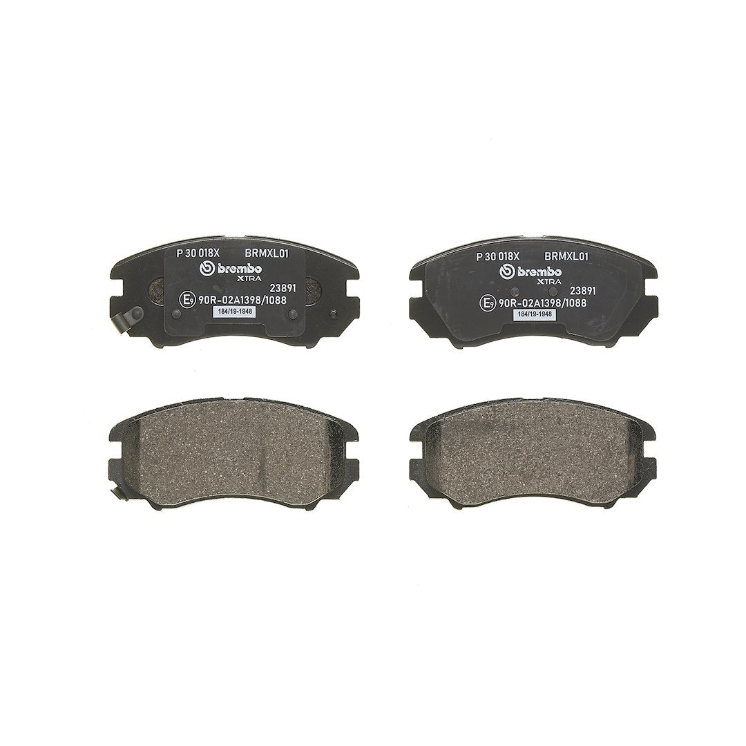 Brembo Premium Low-Met OE Equivalent Pad Brake Pad P30018X