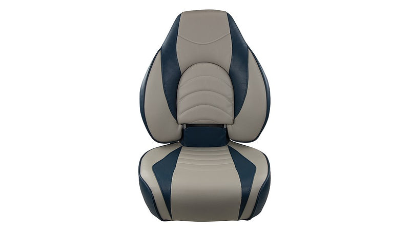 Springfield Grandeur Vinyl Boat Seat 1041631-1 - Blue Gray Fish Pro