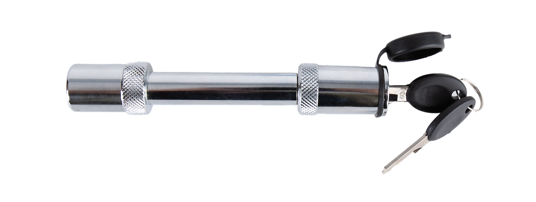 JR Products 03-15025 Constructed from chromatic plated steel - Chrome Hitch Pin Lock X2-3