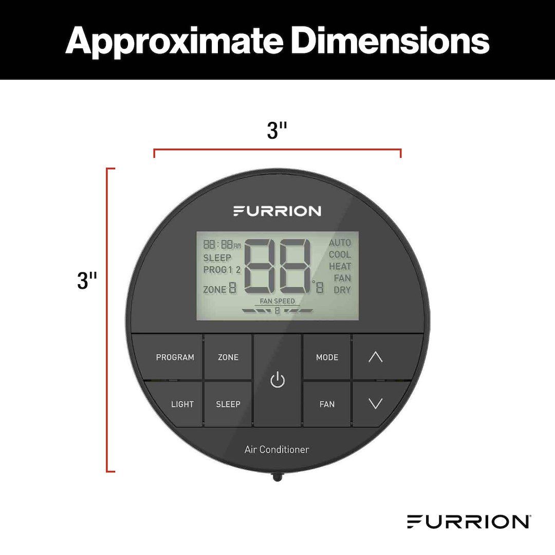 Furrion LLC Features Modern Digital LCD Display Wall Thermostat Facw12Esza2-BL-AM - Chill Multi-Zone Ther