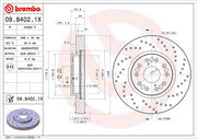 Brembo 0984021XC02 Brake Rotor
