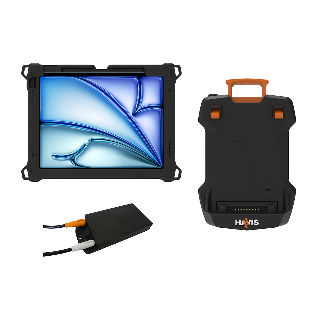 Havis Kickstand Provides Angled Viewing Tablet Mount PKG-TAB4-APP3N - Package DS-TAB-401 Docking Statio