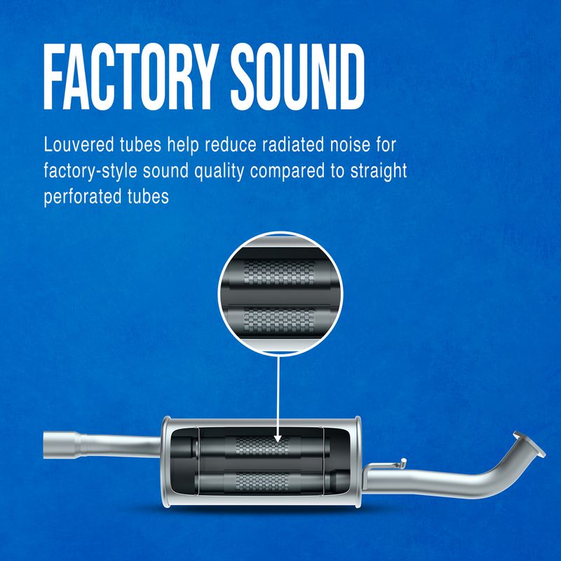 Walker Exhst Limited Lifetime Warranty Exhaust Muffler 17825 - Muffler-SND FX-UNI