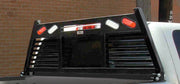 Cattleman Provides Security For Moving Cargo Headache Rack FR212LBO - HD Bolt Window Cut OUT BE