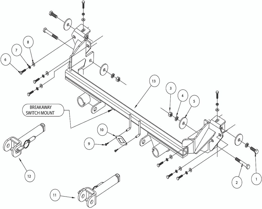 Roadmaster 521559-5 Vehicle Baseplate