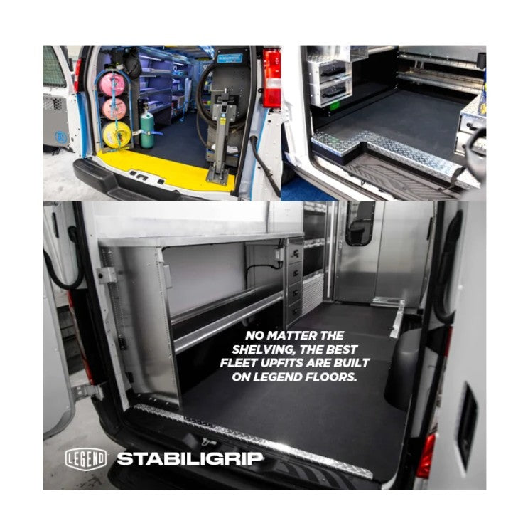 Legend Fleet Limited Lifetime Warranty Cargo Area Liner RA1523-13SG1 - Pacifica Stabiligrip KIT-3PC