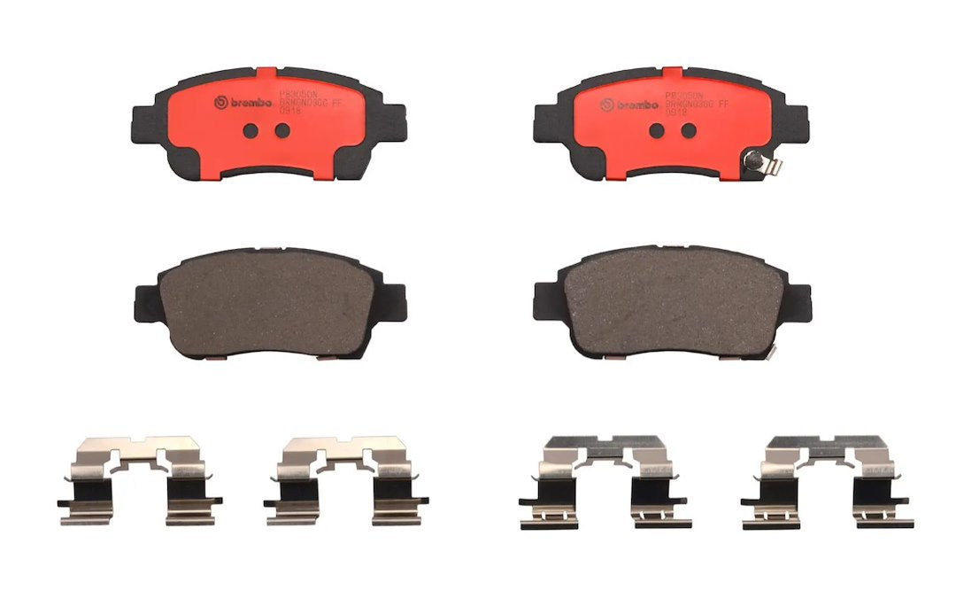 Brembo Premium Low-Met OE Equivalent Pad Brake Pad P83050N - Disc Set