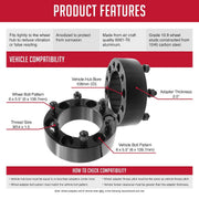 Revolution CNC Lathes And Milling Machines Wheel Adapter 6550-6550-E108-14 - Adap-6X5.5-5.5 2.00 108M M14