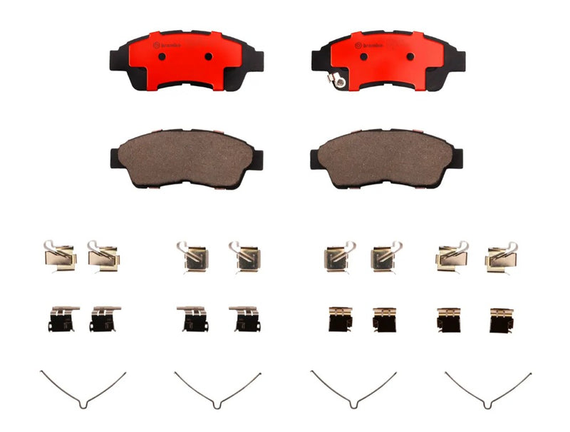 Brembo Premium Low-Met OE Equivalent Pad Brake Pad P83034N - Disc Set