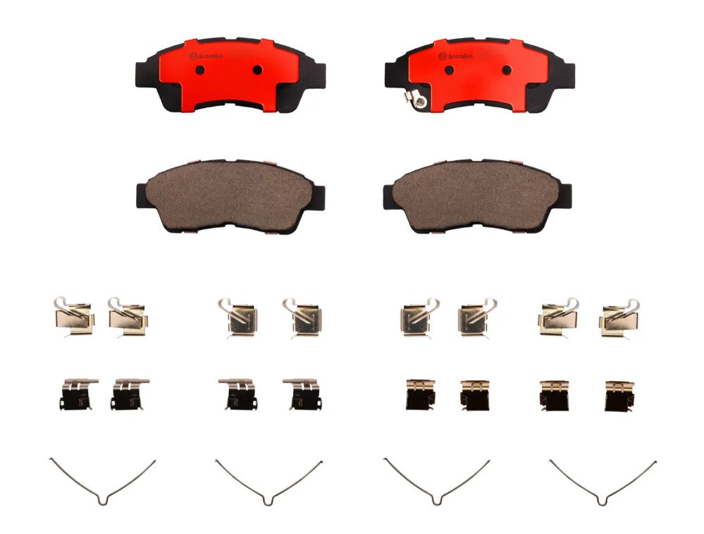 Brembo Premium Low-Met OE Equivalent Pad Brake Pad P83034N - Disc Set