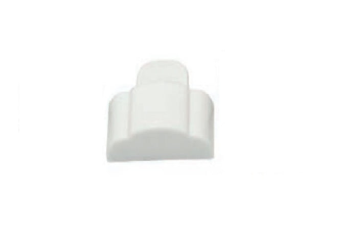B&B Molders 94549 Uv stable and colorfast - White End Cap Return Step PW