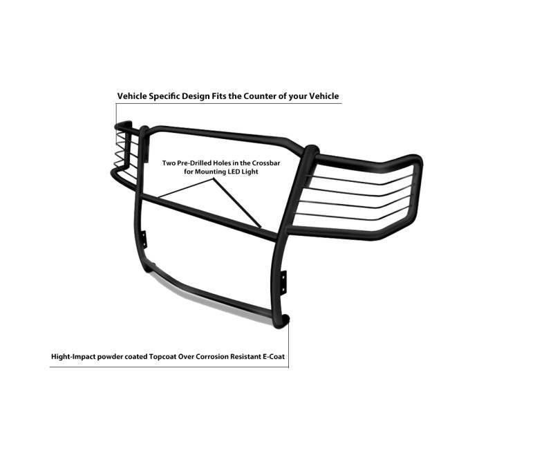 Black Horse 17FB23MA Grille Guard