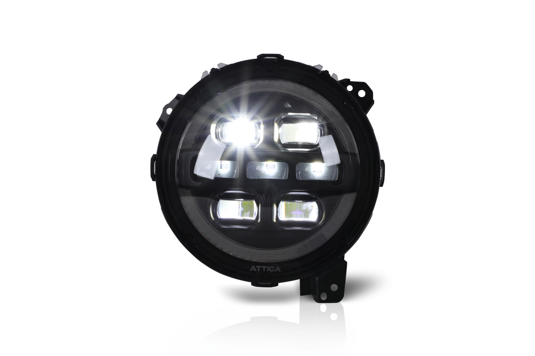 Winjet Built-In Osram LED Chip Headlight Assembly Chatt0771-B-SQ