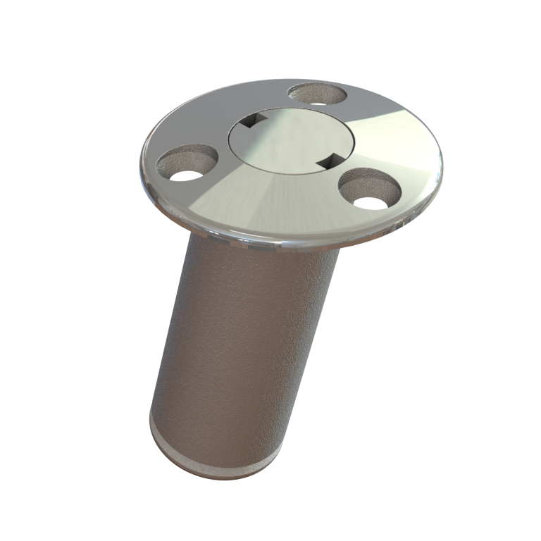Taco Metals Toolless J-Lock Security System Boat Sunshade Mount F16-3475 - Stainless Steel 15 DEG. Twist