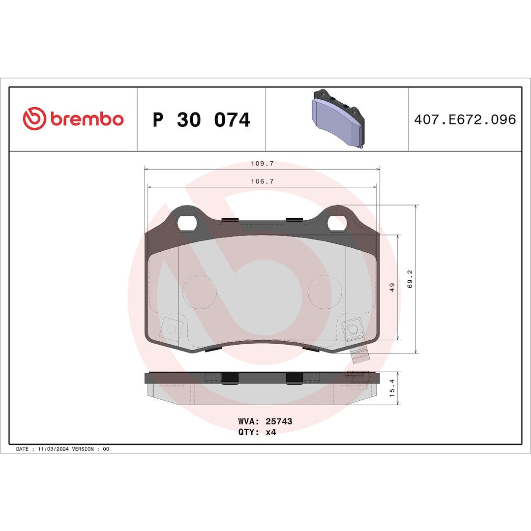 Brembo KT04321 Brake Kit