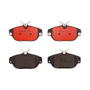 Brembo Premium Low-Met OE Equivalent Pad Brake Pad P86007N - Disc Set