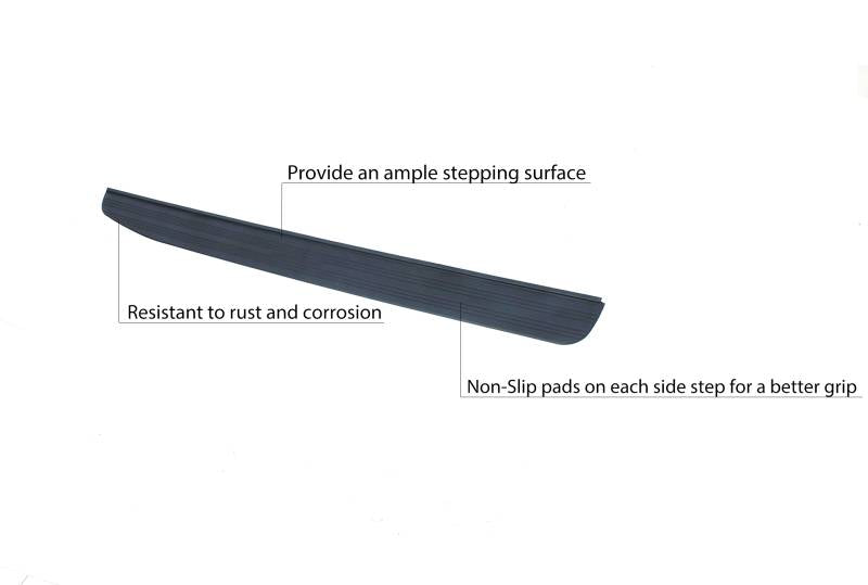 Black Horse Provide An Ample Stepping Surface Running Board RRRHS-14 - Oem Replica Boards