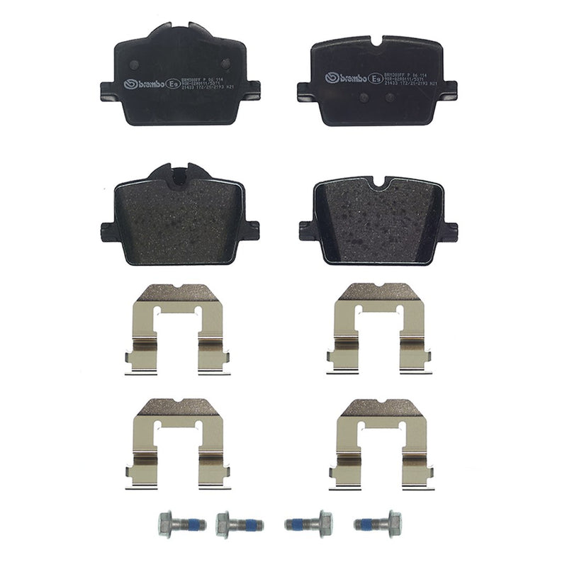 Brembo Premium Low-Met OE Equivalent Pad Brake Pad P06114 - Discbrakepadset Lowmetal