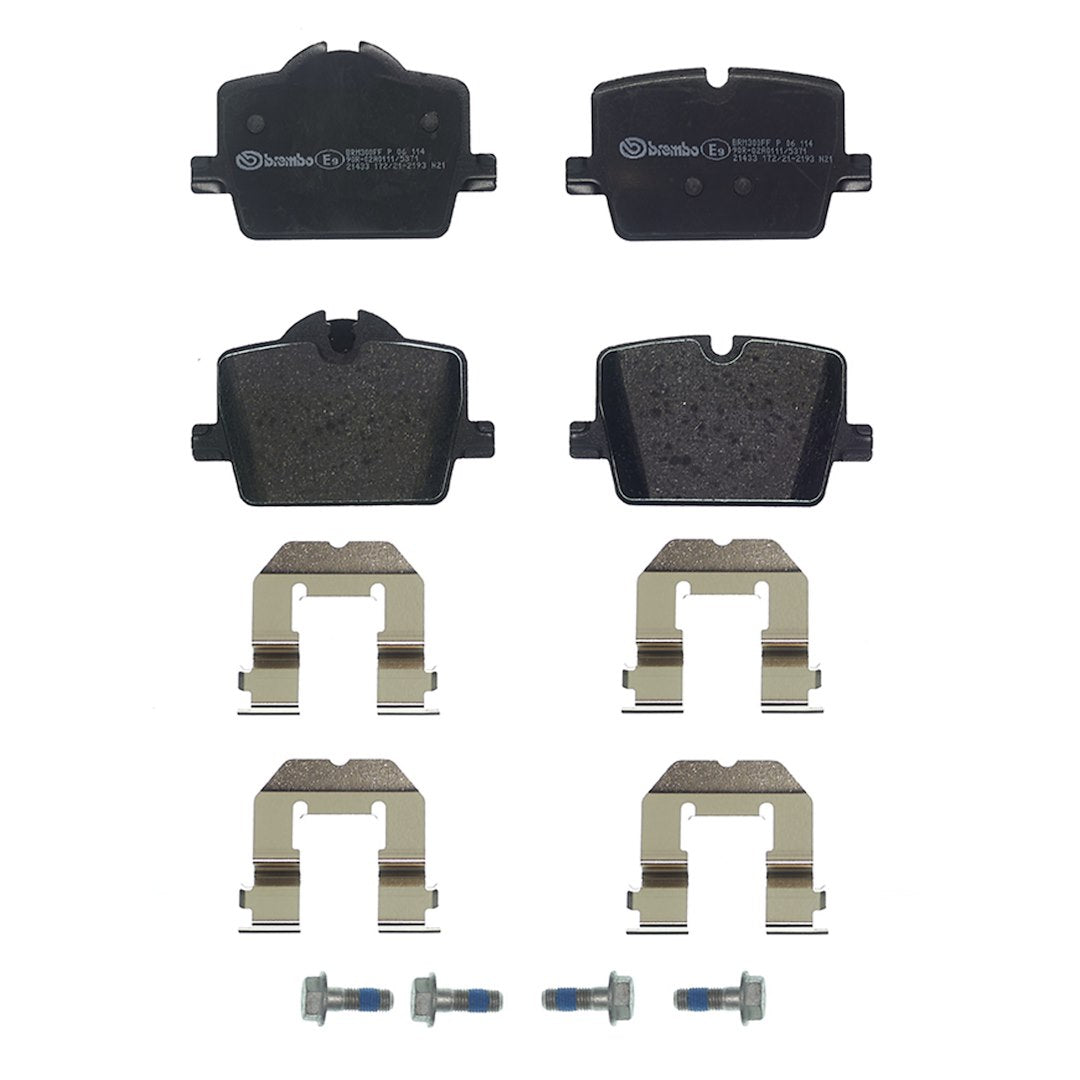 Brembo Premium Low-Met OE Equivalent Pad Brake Pad P06114 - Discbrakepadset Lowmetal