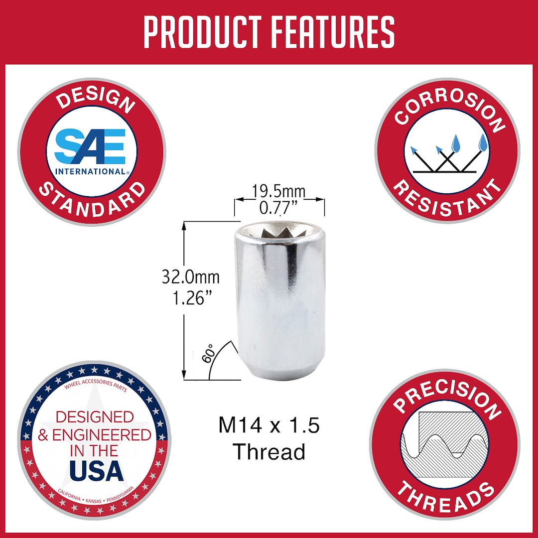 Revolution 781148 Lug Nut