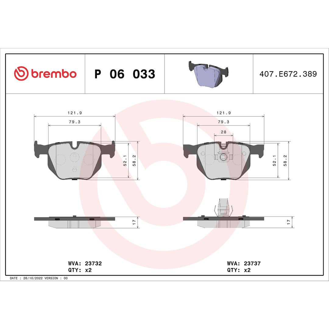 Brembo Components Not Hazardous To Health Brake Kit KT04406