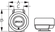 SEA DOG No Supplier Warranty Horn 431110-1 - Stainless Mini Compact