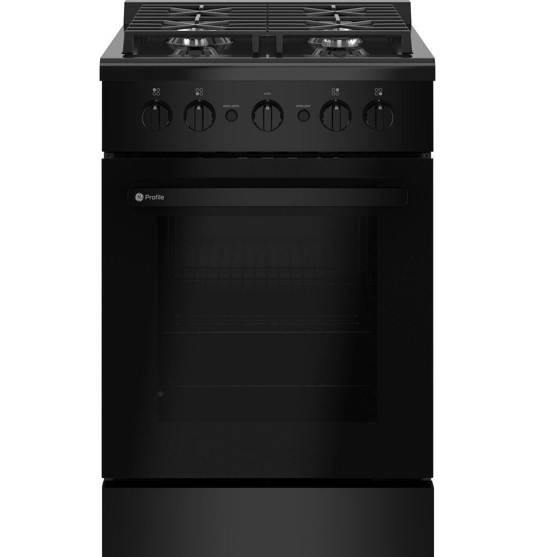 GE Appliance Edge To Edge Grates Stove PLS624DTBB - Profile 24 Free-Standing Gas RA