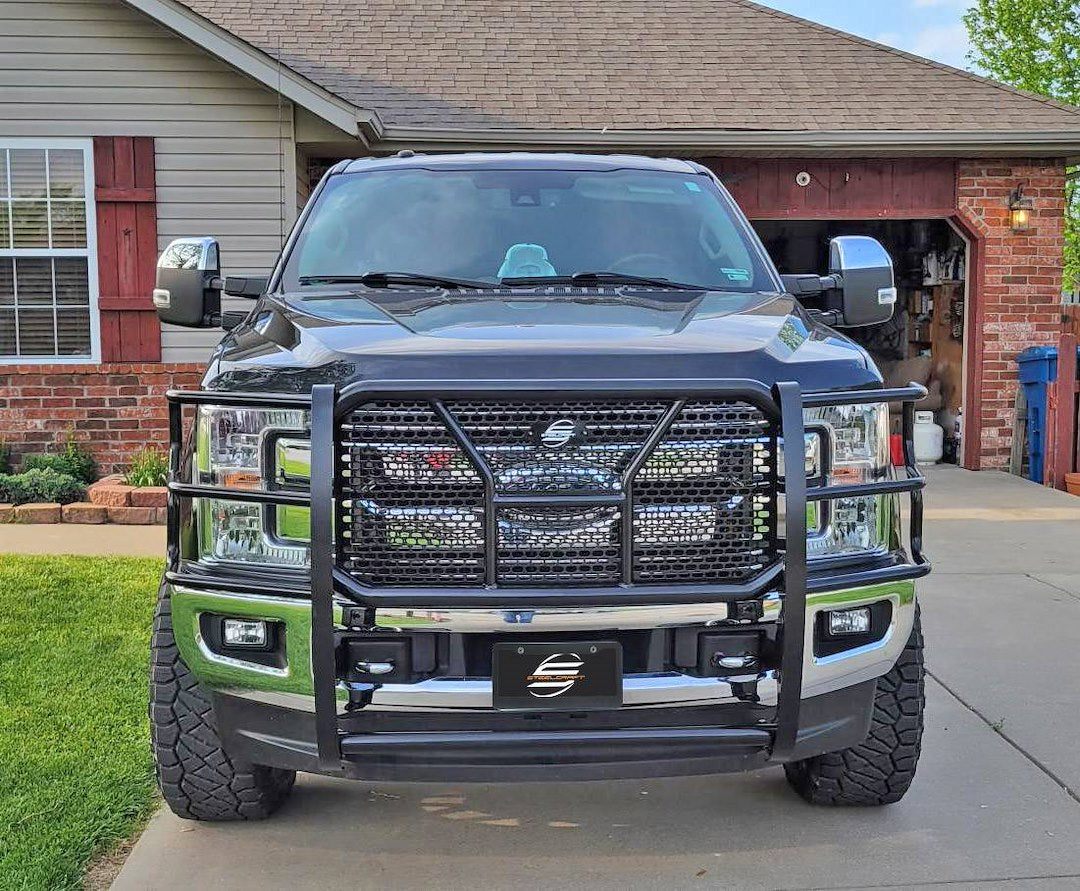 Steelcraft Punch Plate Grille Grille Guard 50-1380C - Black HD Guards