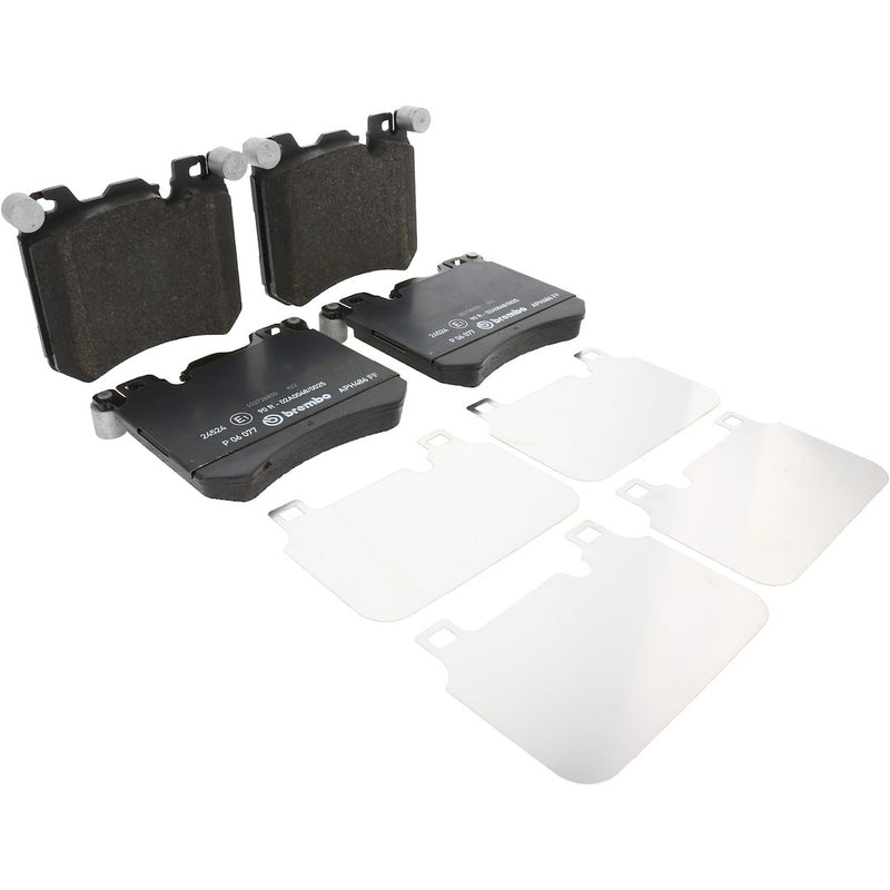 Brembo Premium Low-Met OE Equivalent Pad Brake Pad P06077 - Disc Set