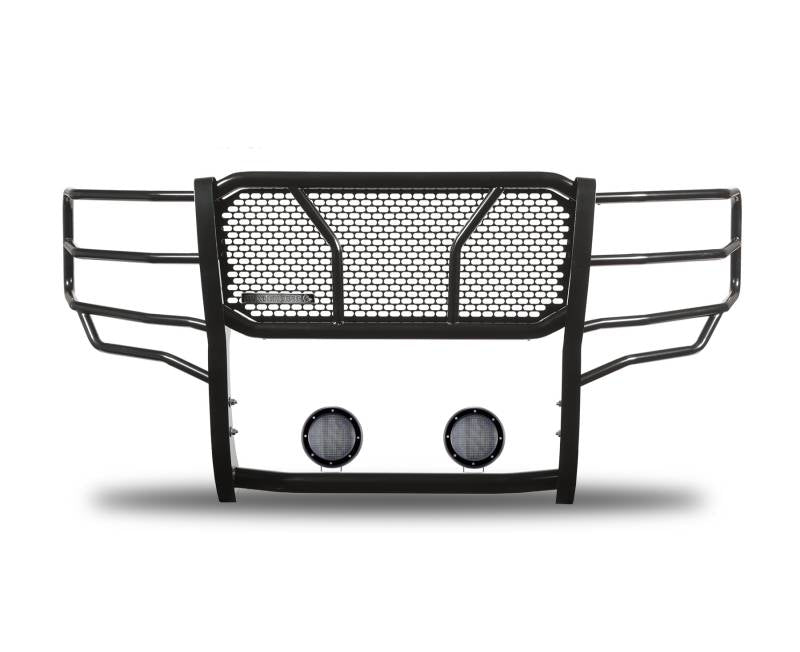 Black Horse Patent Approved Grille Guard RU-FOF116-B-PLFB - Black Rugged HD Kit