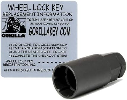 Gorilla 46138FSX Wheel Lock - Chrome